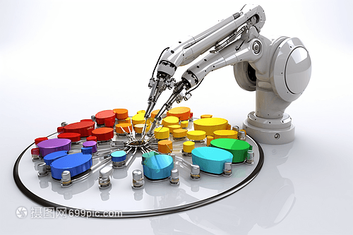 能精準分類的機械臂